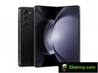 The Galaxy Z Fold5 in Phantom Black and Icy Blue colors is $120 off