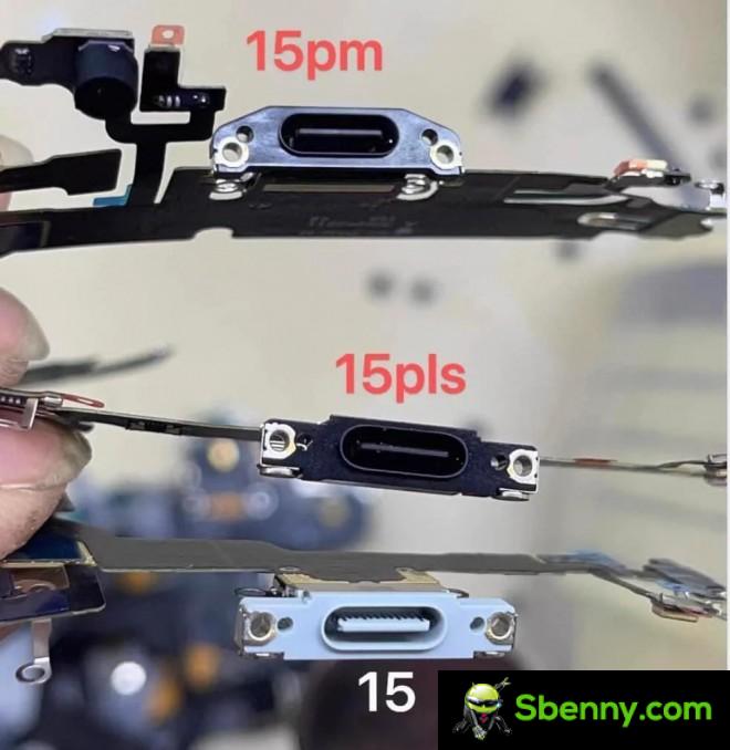 USB-C ports for iPhone 15 series