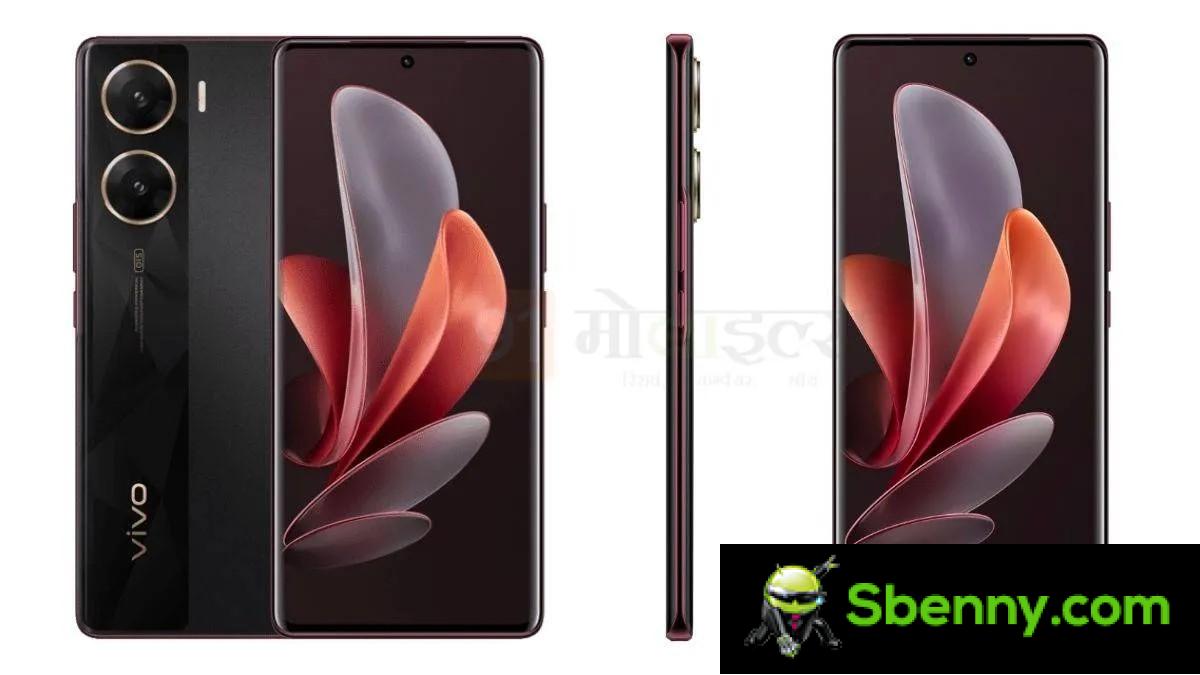 vivo V29e images show a flat display and no Aura Glow light, should launch in India later this month