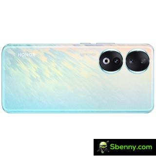 Honor 90 in peacock blue