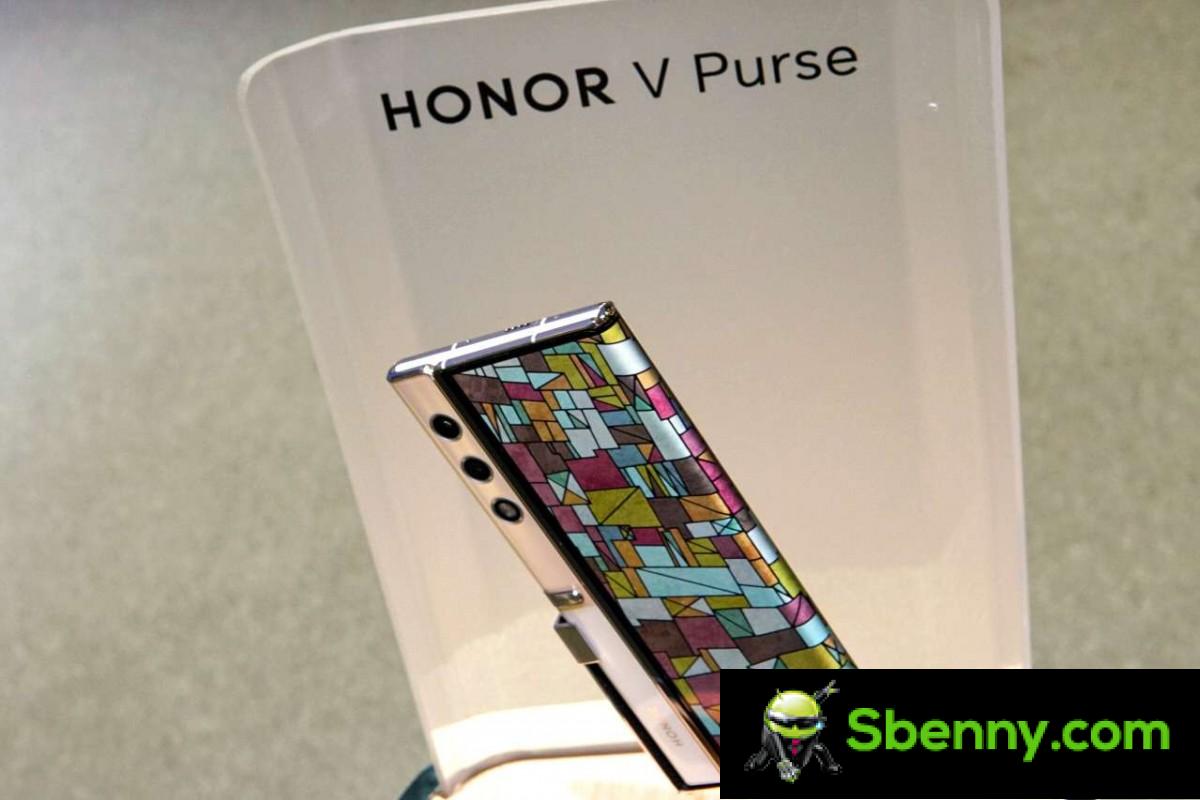 Honor V Purse under your eyes