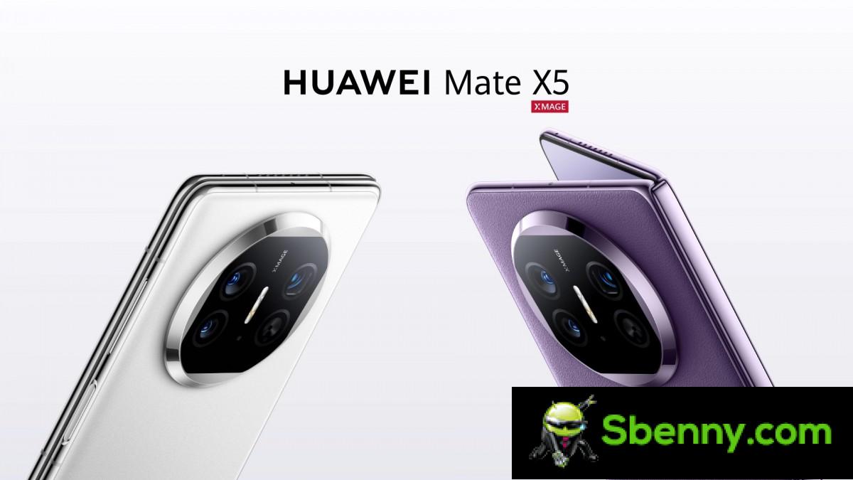 Huawei Mate X5 presented with improved antennas, larger battery and up to 16 GB of RAM