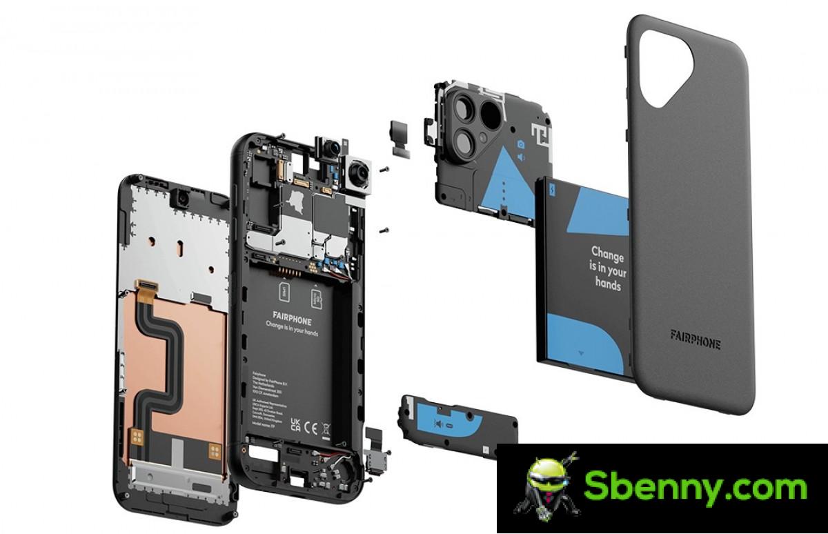 The Fairphone 5 has 10 modules that can be replaced individually