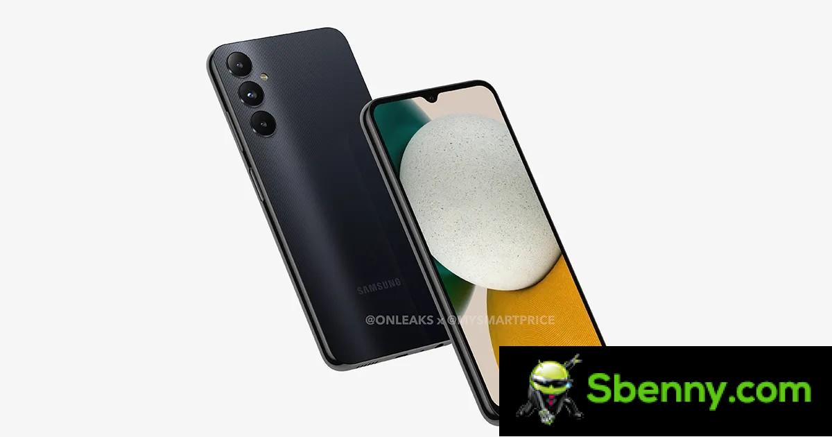 CAD-based rendering leaks of the Samsung Galaxy A05