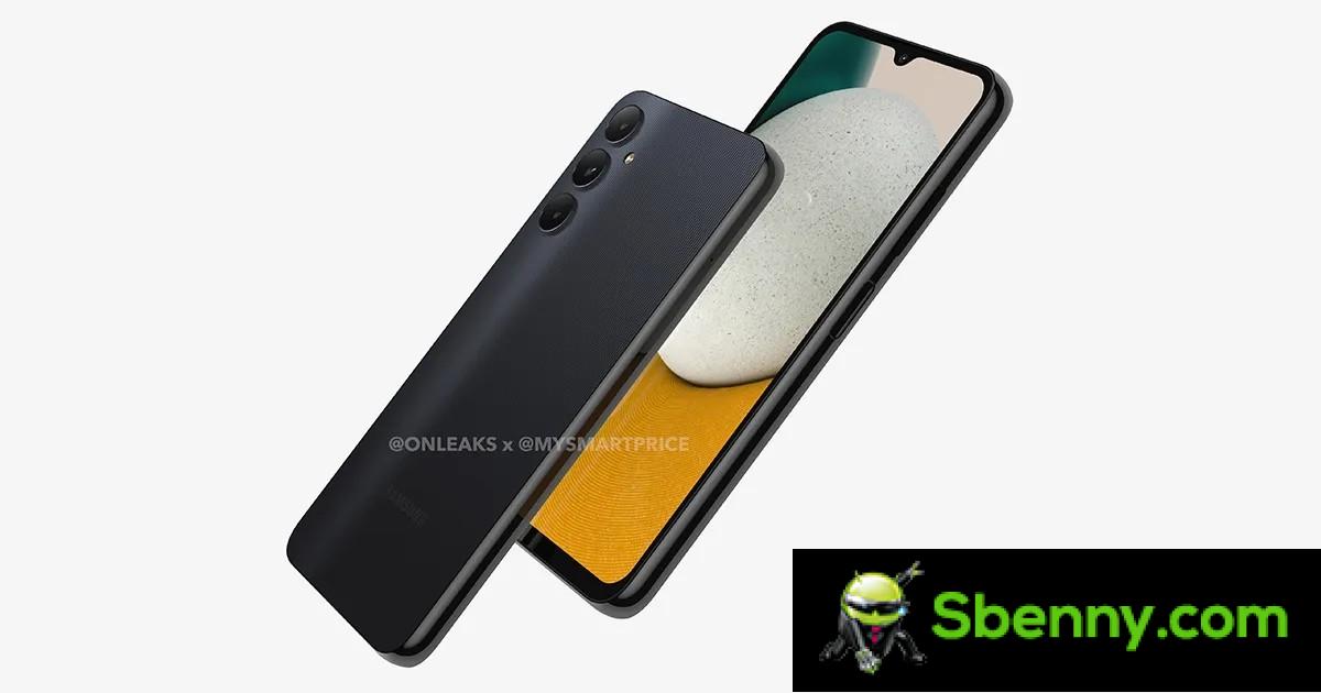 CAD-based rendering leaks of the Samsung Galaxy A05