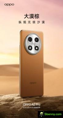 Oppo A2 Pro in its three official colors