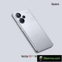 Redmi 13 Pro+ in purple, black and white