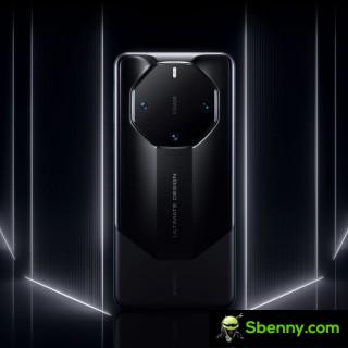 Huawei Mate 60 RS Ultimate Edition in red and black