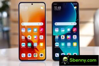 Xiaomi 13T Pro (left), 13T (right)