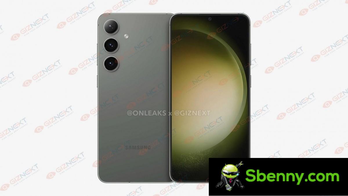 CAD-based renders of the Samsung Galaxy S24+ have also been leaked, completing the family