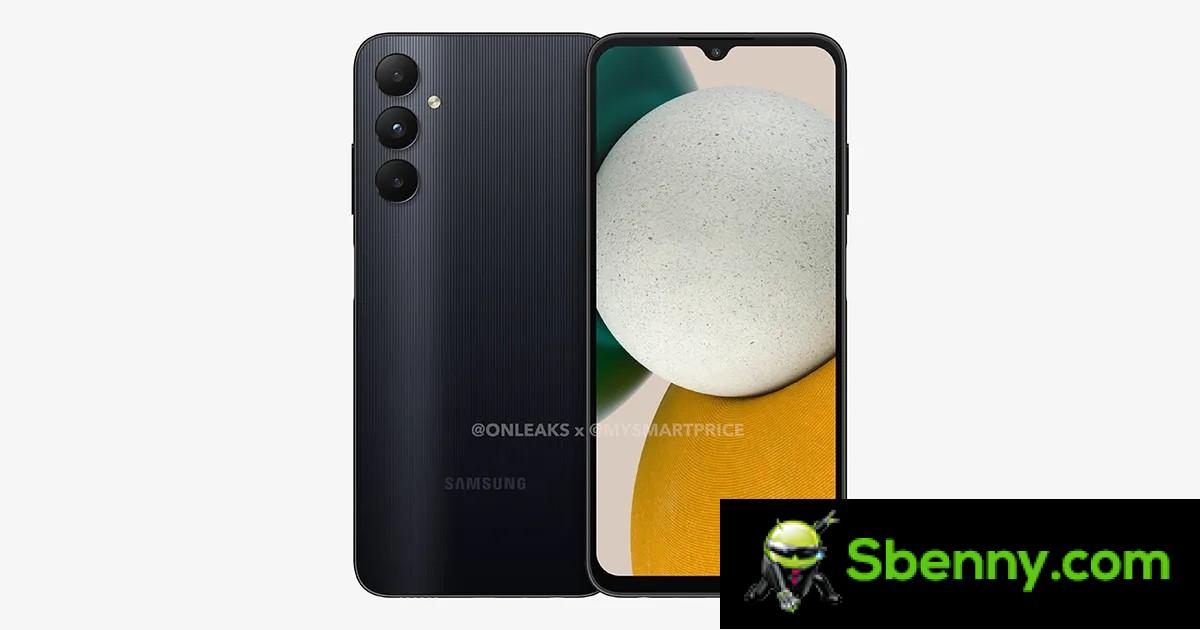 CAD-based rendering leaks of the Samsung Galaxy A05