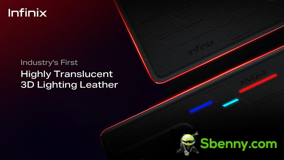 Infinix introduces 3D Lighting Leather technology