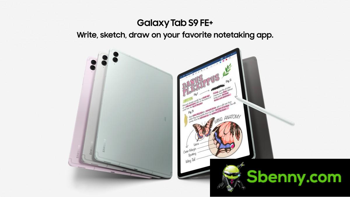 Samsung Galaxy Tab S9 FE and Buds FE announced