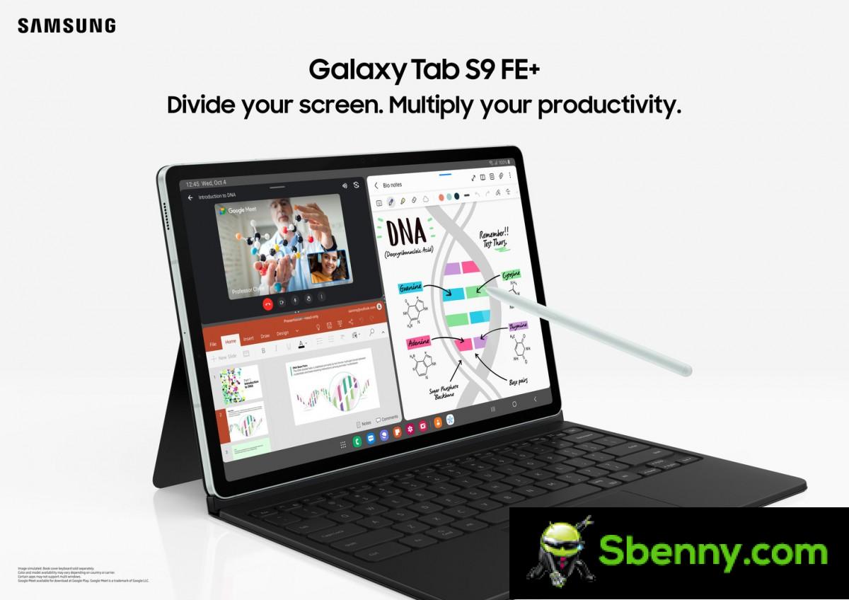 Samsung Galaxy Tab S9 FE and Buds FE announced