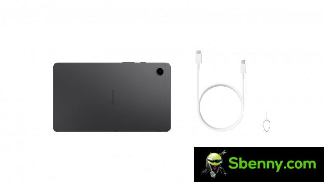 Package contents of the Galaxy Tab A9
