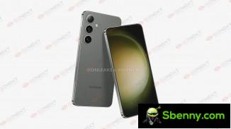 Rendering of the Samsung Galaxy S24+