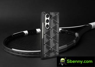Samsung Galaxy Z Fold5 in a Lacoste case