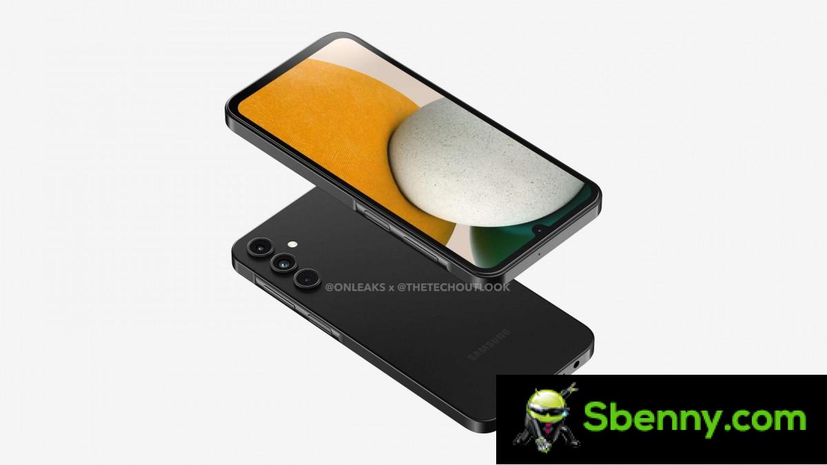 Leaked render of the Samsung Galaxy A15