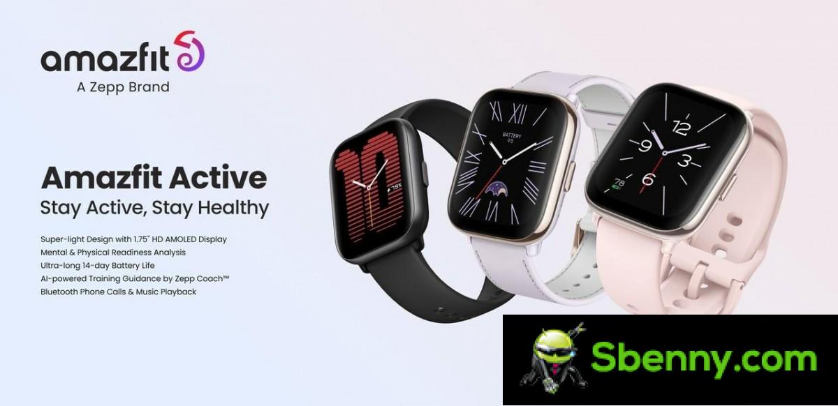 Amazfit announces the Active and Active Edge smartwatches 