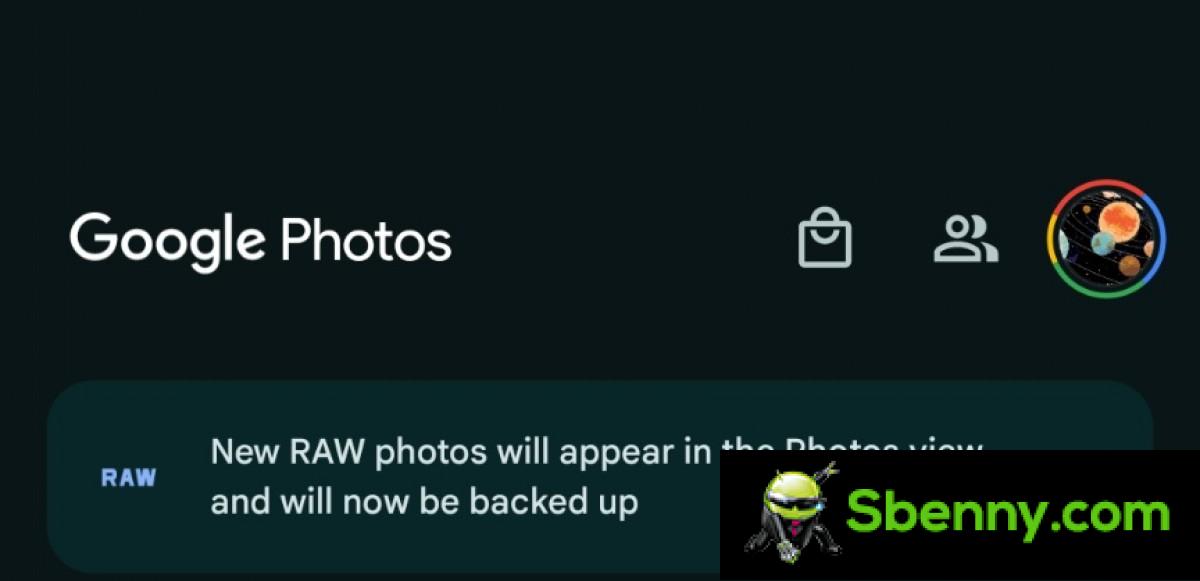 Google Photos for Android now automatically backs up all RAM images