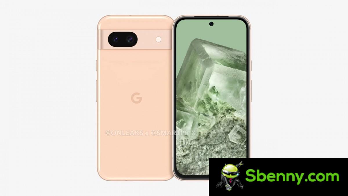 Google Pixel 8a loses in CAD-based renderings, looks like a Pixel 8