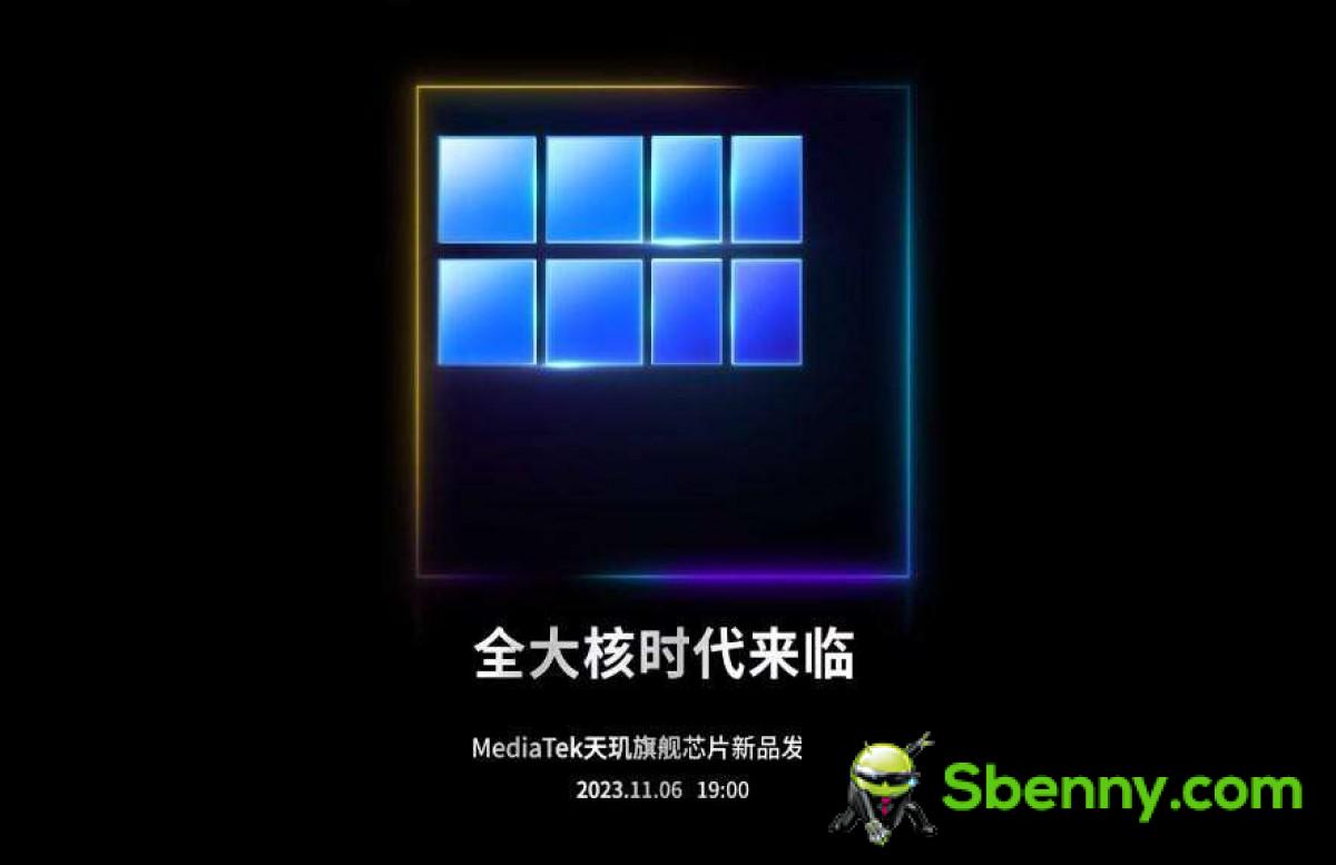 Official: MediaTek Dimensity 9300 will arrive on November 6th