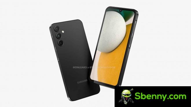 Rendering of the Samsung Galaxy A15