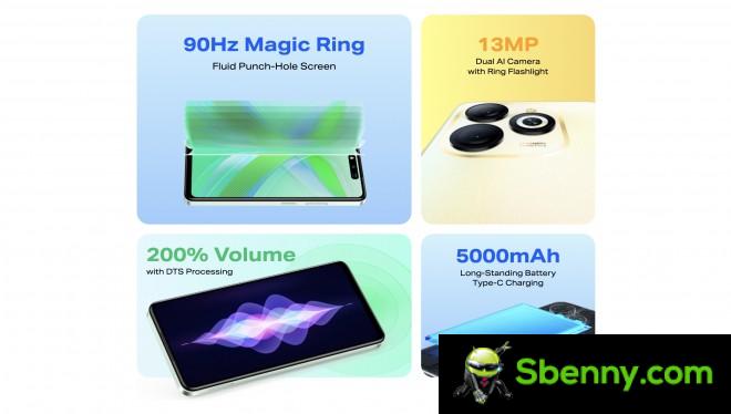 Key specifications of Infinix Smart 8
