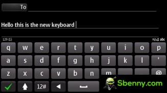 Horizontal keyboard: Symbian Anna.