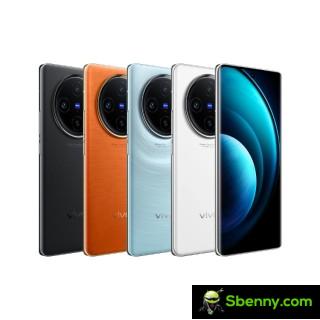 vivo X100 and X100 Pro in their official colors