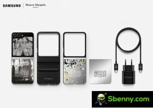 Samsung Galaxy Z Flip5 Maison Margiela Edition retail packaging and contents