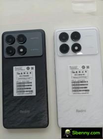 Redmi Note K70 Pro (black) and K70 (white)