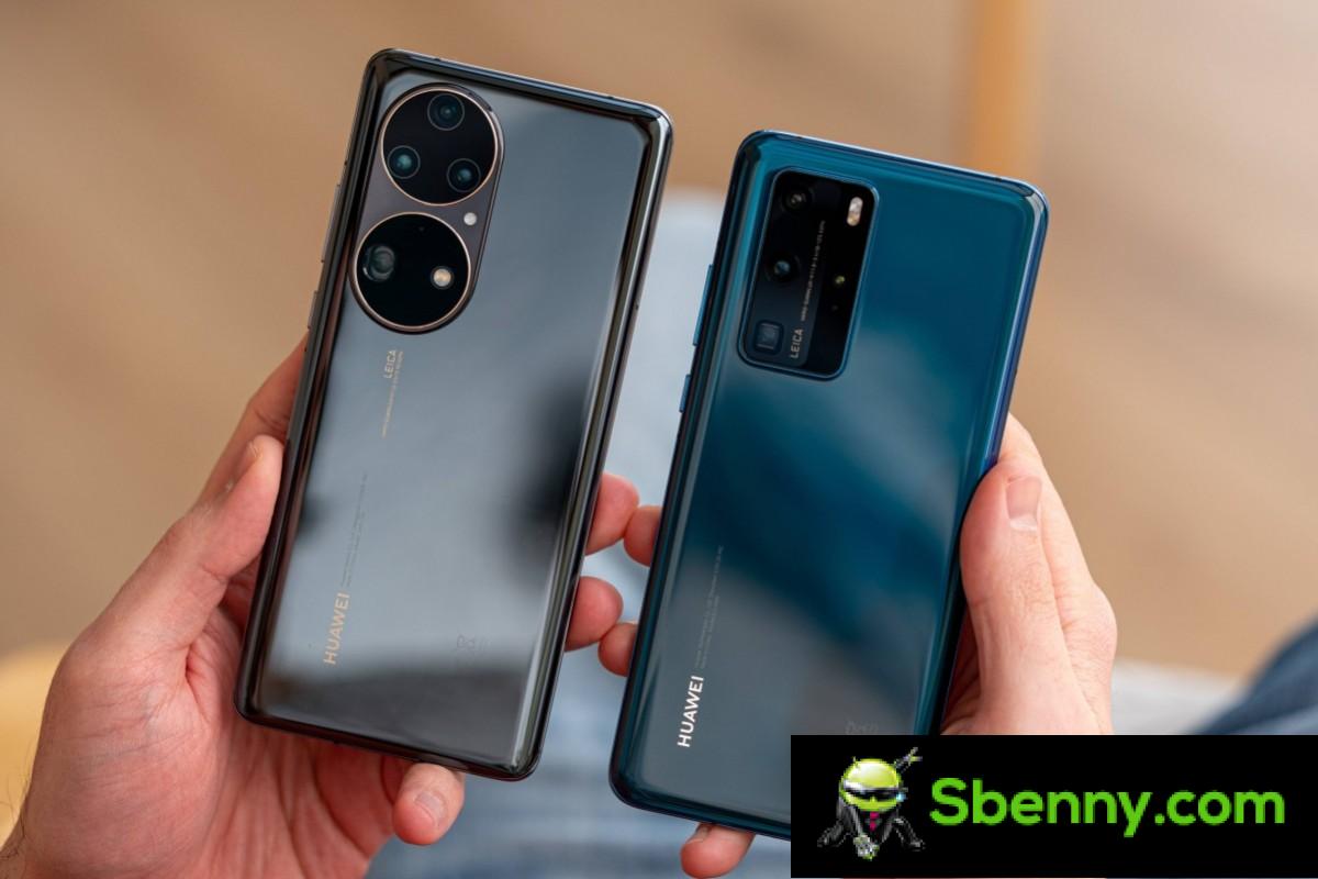 Huawei P50 Pro vs P40 Pro