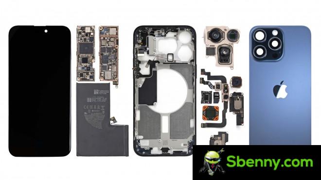 iPhone 15 Pro Max teardown