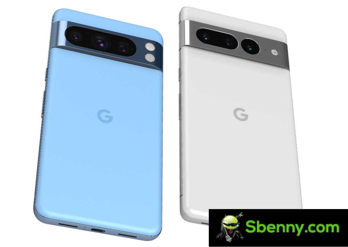Pixel 8 Pro and Pixel 7 Pro