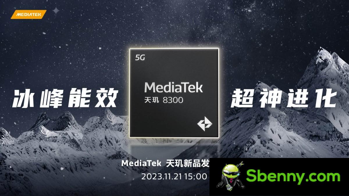 MediaTek Dimensity 8300 will debut next week