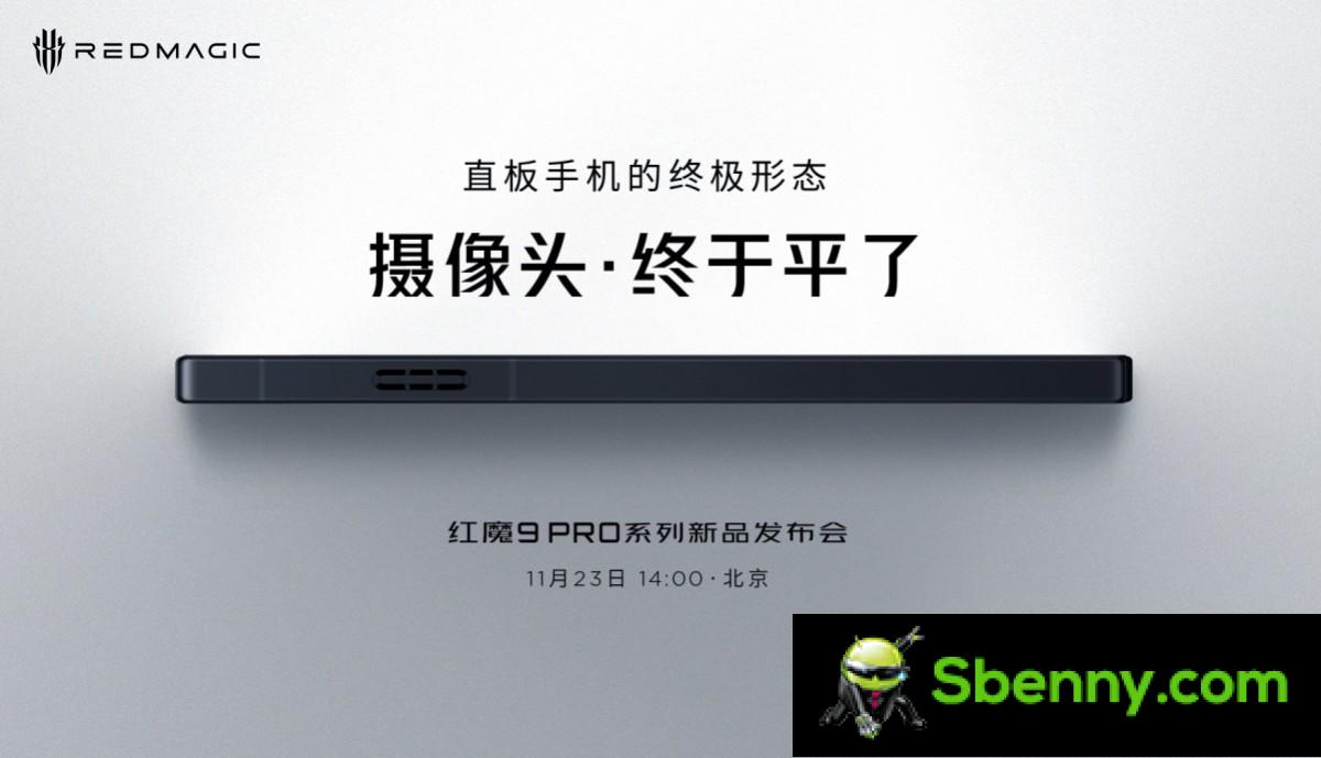 Red Magic 9 Pro will have a flat display, without camera bumps