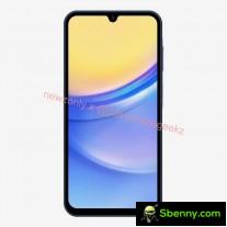 Leaked renderings of the Samsung Galaxy A15 5G