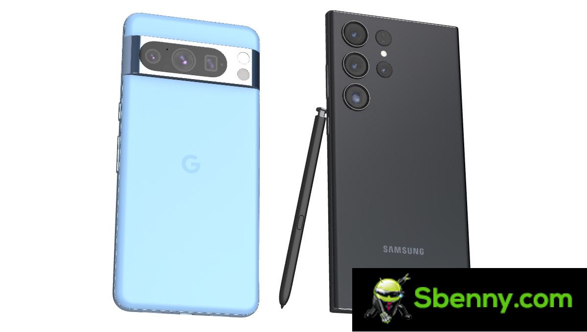 Pixel 8 Pro vs Galaxy S23 Ultra