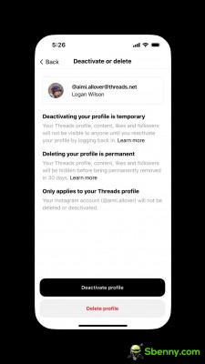 Now you can delete your Threads account without affecting your Instagram account