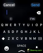 Answers and keyboard - Apple Watch Series 9 review