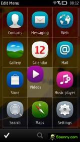 The revamped app drawer
