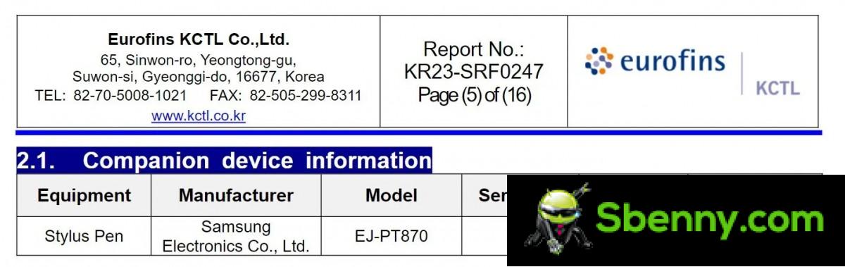 Samsung Galaxy Tab Active5 FCC, storage, S-Pen and charging surfaces revealed