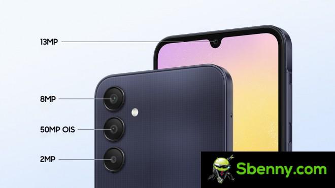 Galaxy A25 5G cameras