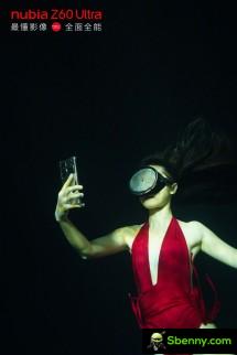 nubia Z60 Ultra underwater