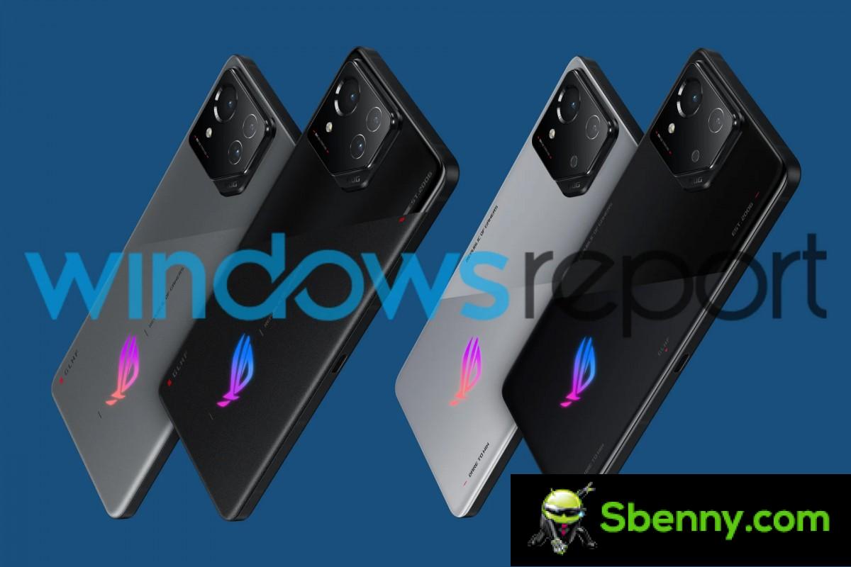 Asus ROG Phone 8 and 8 Pro leaked in official-looking renders
