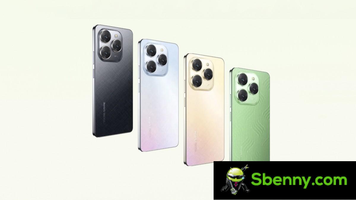 Tecno Spark 20 Pro announced with Helio G99 and 108MP camera  