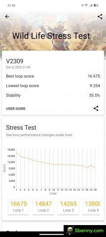 3DMark Wild Life stress test