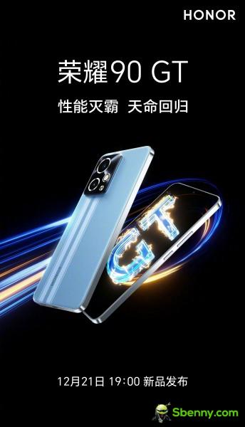 Honor 90 GT launch date and design confirmed