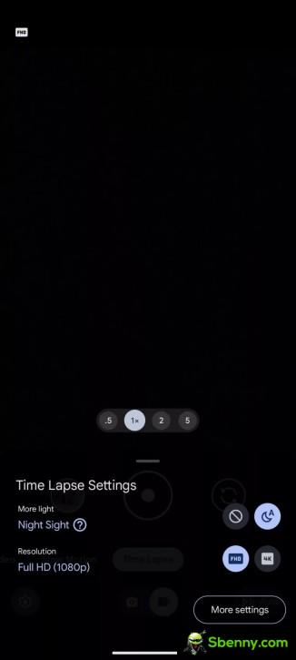 Timelapse with night vision